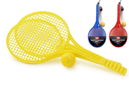 Soft Tennis Set (Colour May Vary)