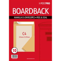 10pk Envelopes C4 229x324mm Manilla