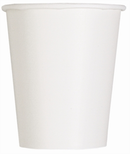 Unique 14 Pack Cups Bright White 9oz