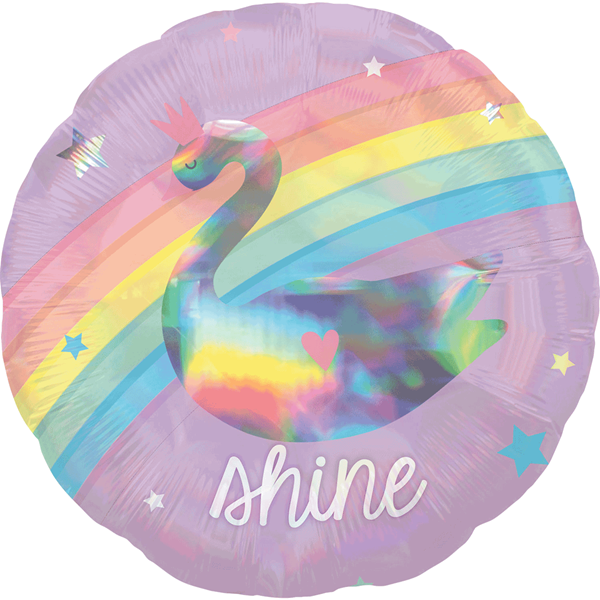 Amscan Unicorn Swan 18" Foil Balloon