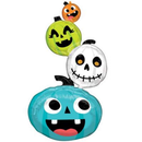 Anagram Foil Balloon Multi Pumpkin Stacker 60"