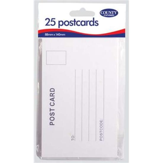 25 Post Cards 88 x 140mm