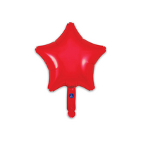 Oaktree Red Star 9" Foil Balloon (Loose)