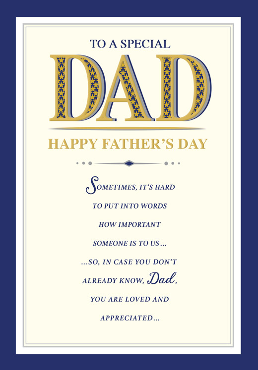 Regal 6 Pack Cards M2 Father's Day Dad