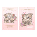 Poppyhill 12-pack C50 engagement cards with elegant floral designs, ideal for celebrating engagements.