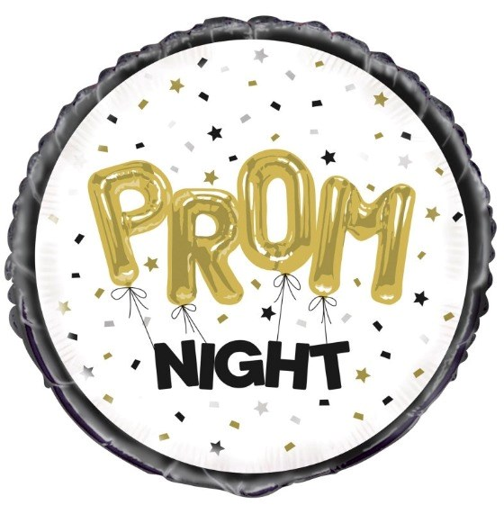 Unique Foil Balloon Prom Night 18"