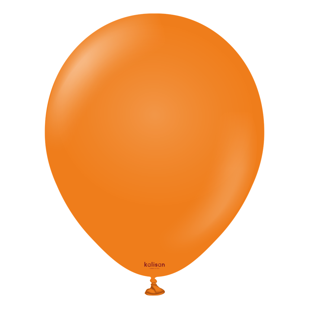 Kalisan Standard Orange 18" Latex Balloons 25pk