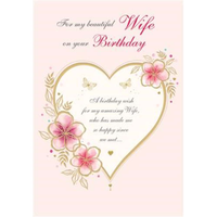 Regal 6 Pack Cards C75 Everyday Birthday Wife