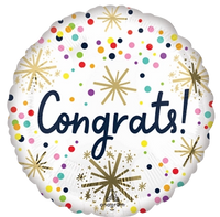 Anagram Congrats Confetti 18" Foil Balloon