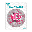 Big Badges Age 13 Female 6pk