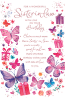 Simon Elvin C75 Birthday Sister-In-Law 6pk