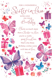 Simon Elvin C75 Birthday Sister-In-Law 6pk