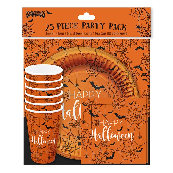 25pc Dinner Set Halloween Party