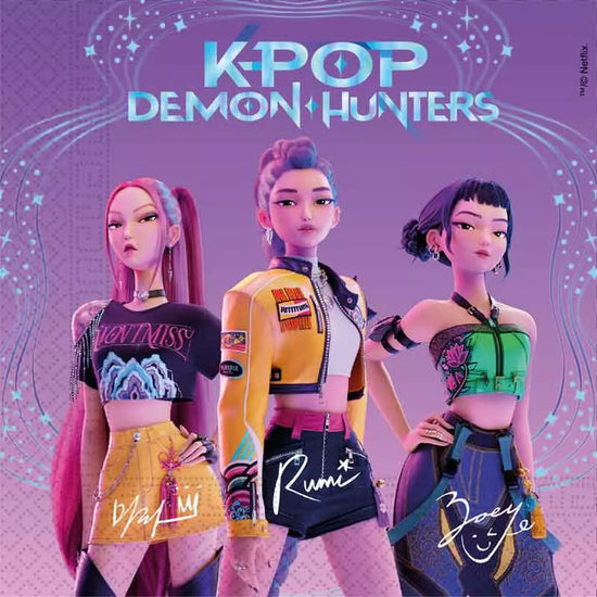 KPop Demon Hunters Paper Napkins 33cm 20pk