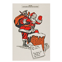 Christmas Giant PVC Santa Sacks 4pk