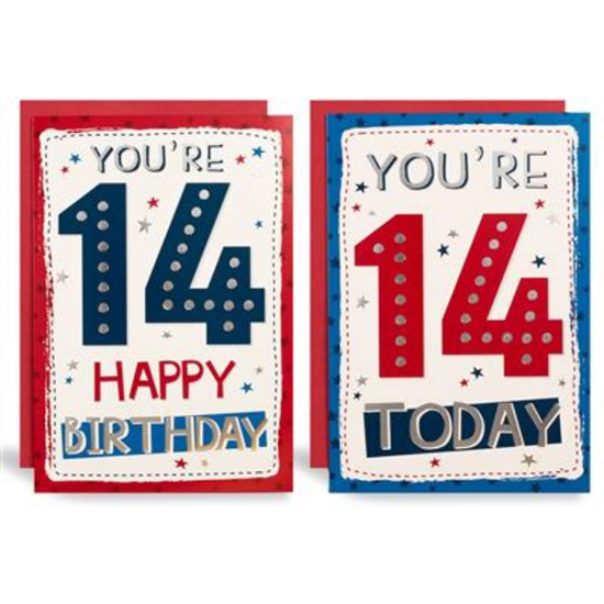 Poppyhill C50 Birthday Age 14 12pk