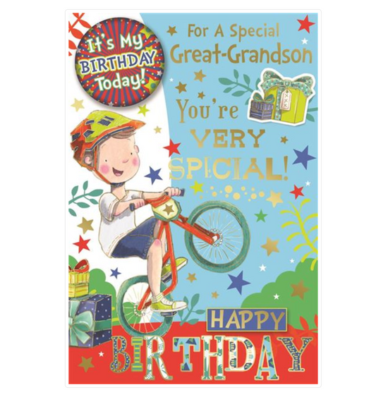 Xpress Yourself C75 Birthday Great-Grandson 6pk