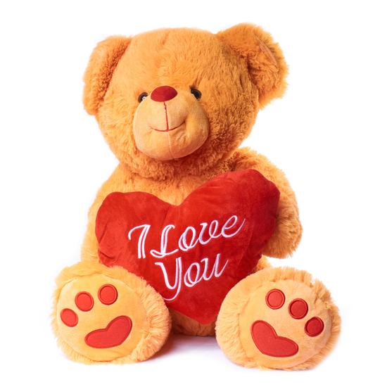 Whitehouse Leisure Plush Bear With Red Heart 20cm