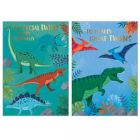 Poppyhill 12 pack birthday cards featuring twin-themed designs, perfect for celebrating special occasions with friends and family.