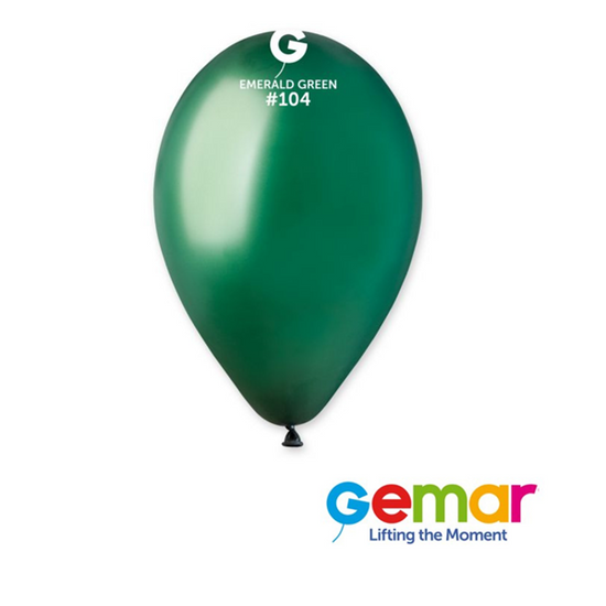 Gemar Fashion Emerald Green 13" Latex Balloon 50pk
