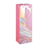Eurowrap 6 Pack Gift Bag Pink Marble Bottle