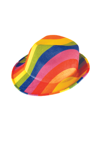 Henbrandt Pride Rainbow Gangster Hat Adult