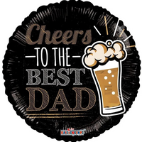 Father's Day Best Dad 18" Foil Balloon