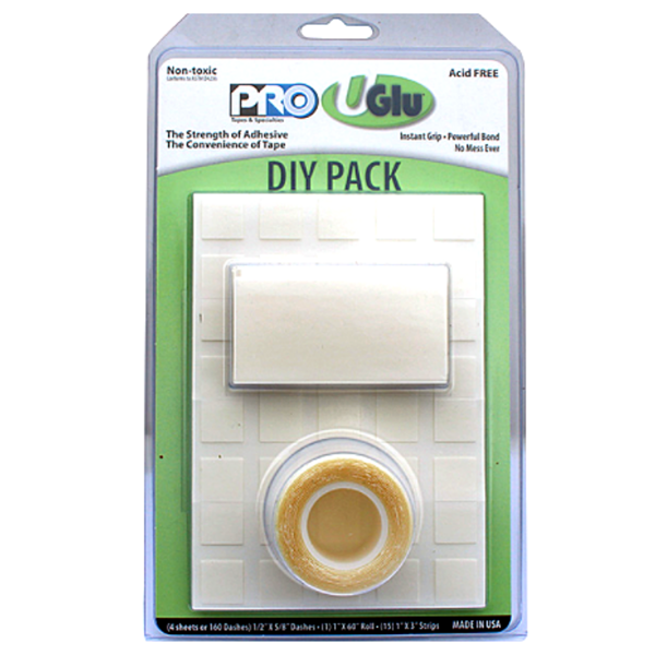 UGLU Pack - 160 Dashes, 60" Roll & 3 Strips
