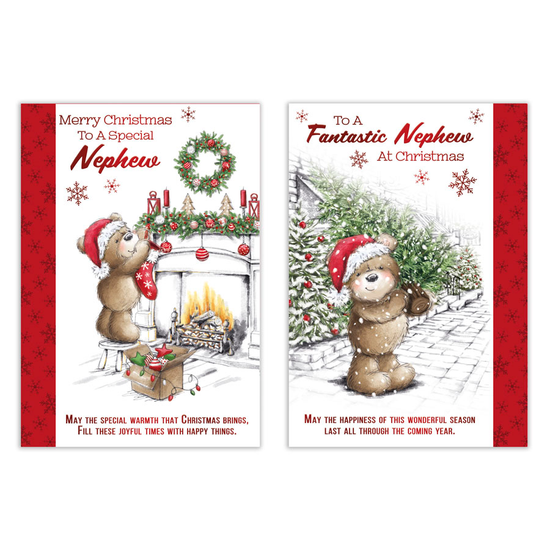 Poppyhill 12 Pack Cards C50 Christmas Nephew
