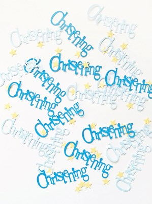 Blue Christening Confetti 14g