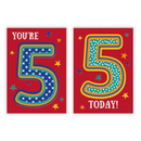Poppyhill C50 Birthday Age 5 12pk