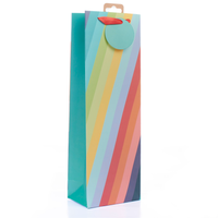 Tiger Feet Gift Bag Rainbow Stripe Bottle 6pk