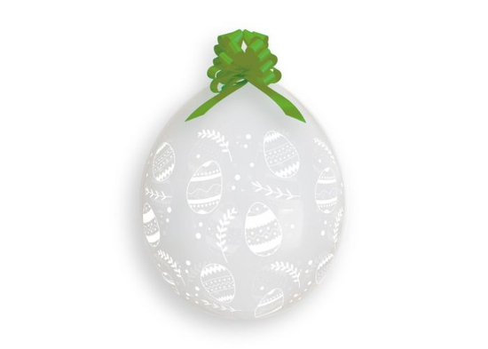 Gemar Easter Eggs Clear 18" Latex Balloons 25pk