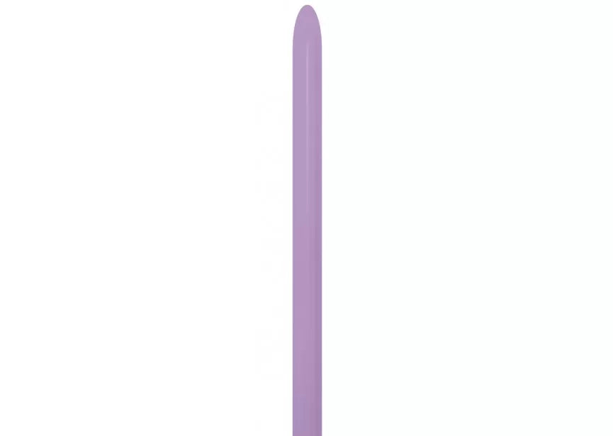 Sempertex latex modelling nozzle in lilac, 80-pack, designed for detailed balloon twisting and creative decor.