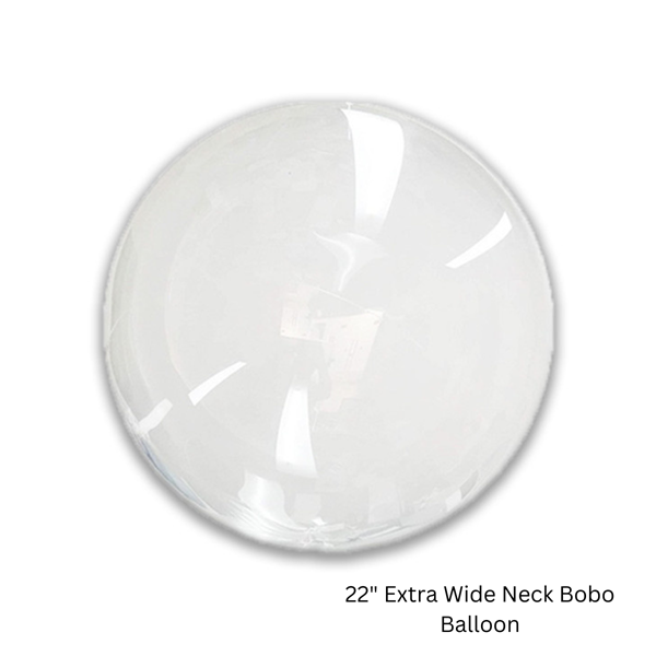 BoBo Clear Wide Neck 22" Bubble Unpackaged