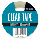 Essentials Tape Heavy Duty Clear 48mm x 40m
