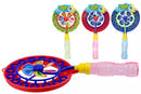 Kandy Toys Bubble Windmill Fan toy with colorful spinning blades, suitable for children and playful outdoor fun.