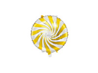 Gold Candy Swirl 18" Foil Balloon