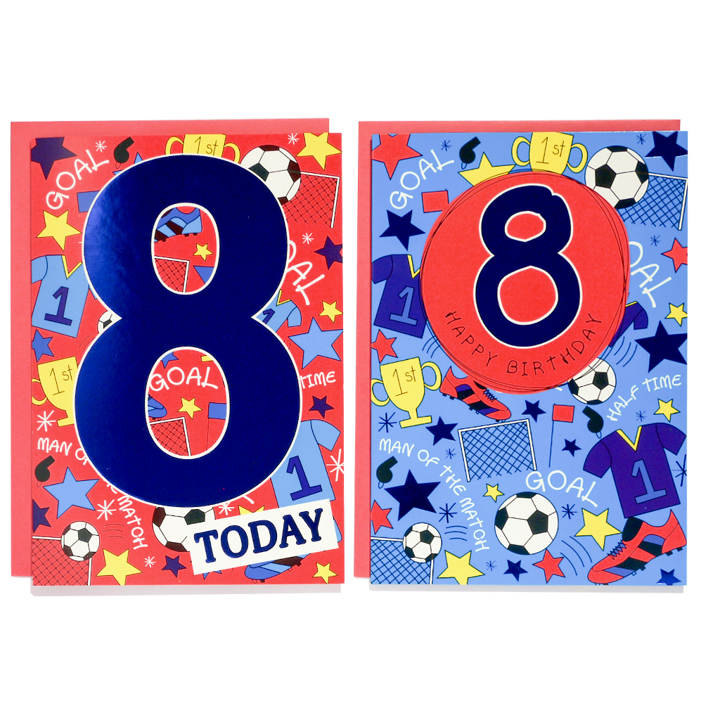 Poppyhill C50 Birthday Age 8 12pk