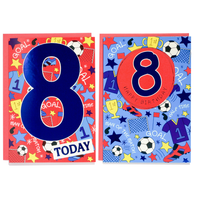 Poppyhill C50 Birthday Age 8 12pk