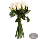 Eleganza Beatrice Rose White 15 Bud Bunch