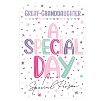 Prelude C50 Birthday Great-Granddaughter 6pk