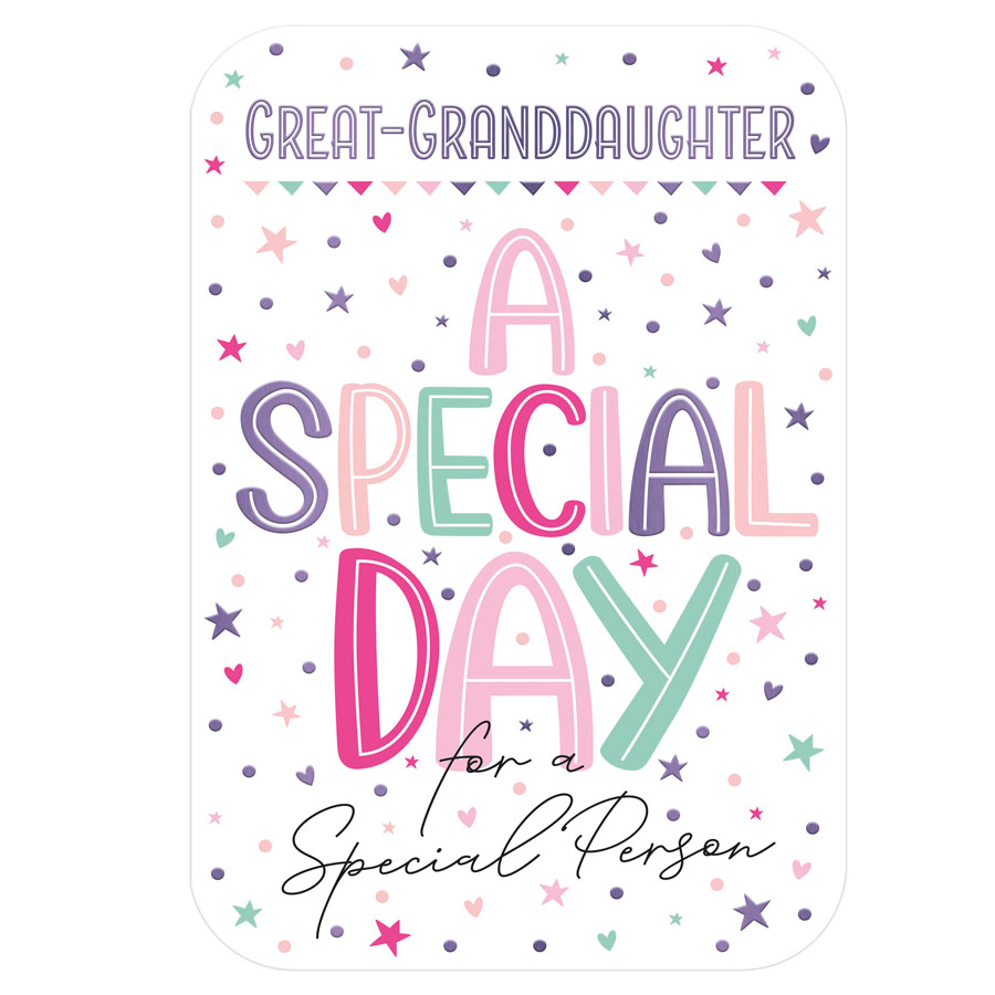 Prelude C50 Birthday Great-Granddaughter 6pk