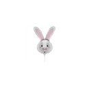 Bunny Rabbit Head 14" Mini Shape Foil Balloon