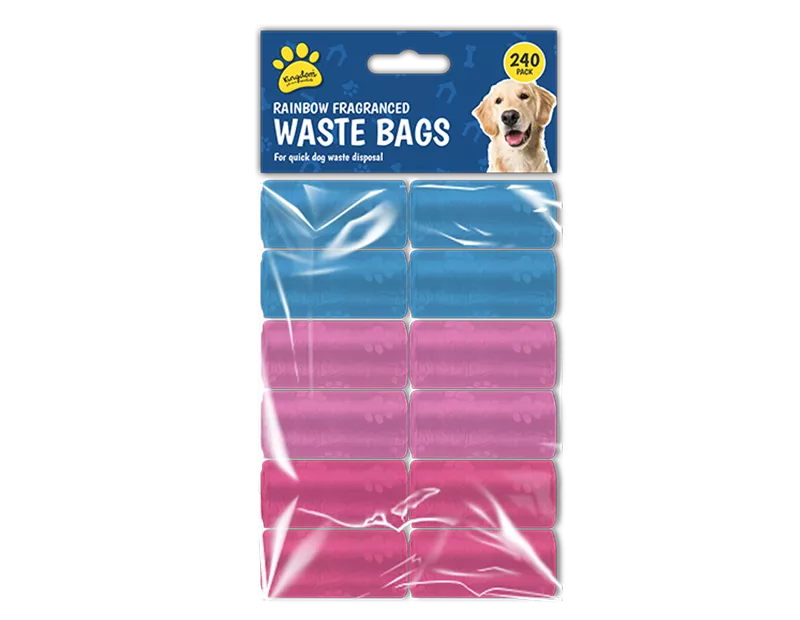Vanilla Fragranced Dog Poo Bags 30x22cm 240pk