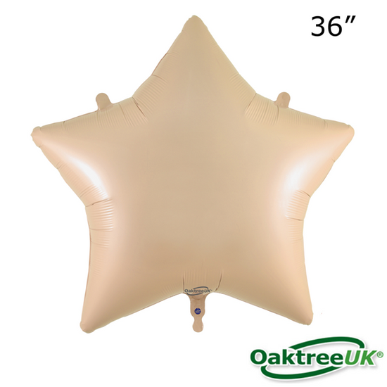 Oaktree Foil Balloon Nude Star 36"