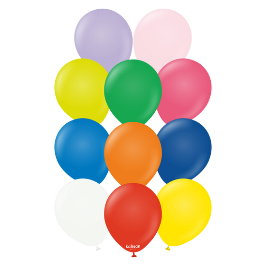 Kalisan Standard Mix 5" Latex Balloons 100pk