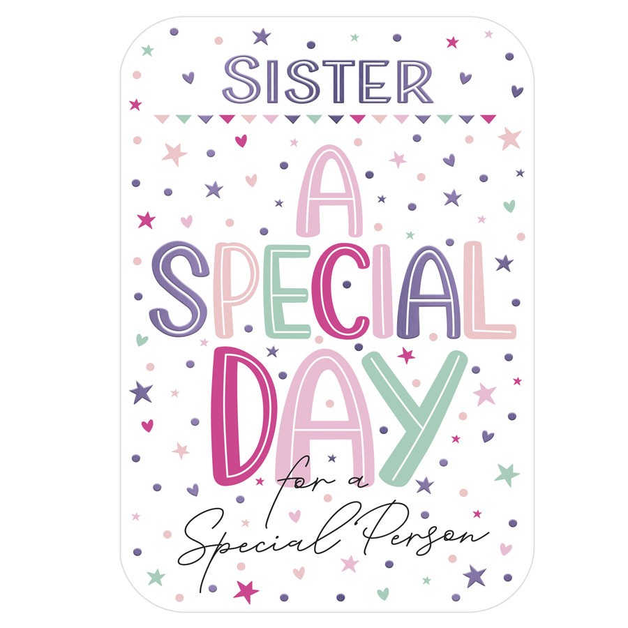 Prelude 6 Pack Cards C50 Birthday Sister