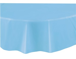 Unique Tablecover Powder Blue Round 84
