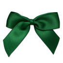Ribbon Bows Bottle Green 5cm 12pk